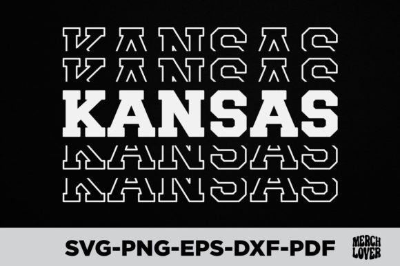 A Kansas Patriotic Graphics Asset for T-Shirt Designs