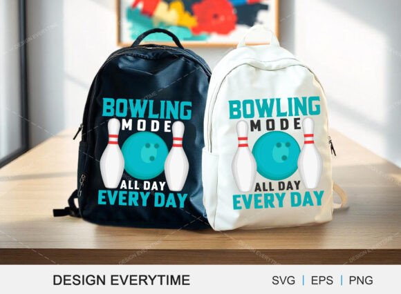 A Premium Bowling Typography Graphic for T-Shirt Designs