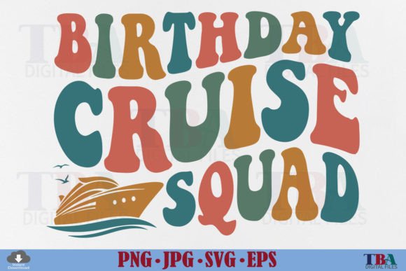 A Publishing Review: Birthday Cruise Squad SVG for Blog & Website Graphics