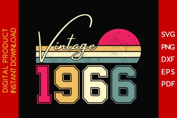 A Vintage Birthday Classic for T-Shirt Graphics & Merch