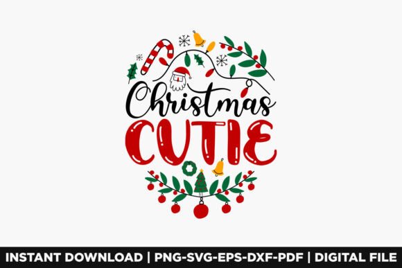 Christmas Cutie: A Festive Graphic for Web & Editorial Projects