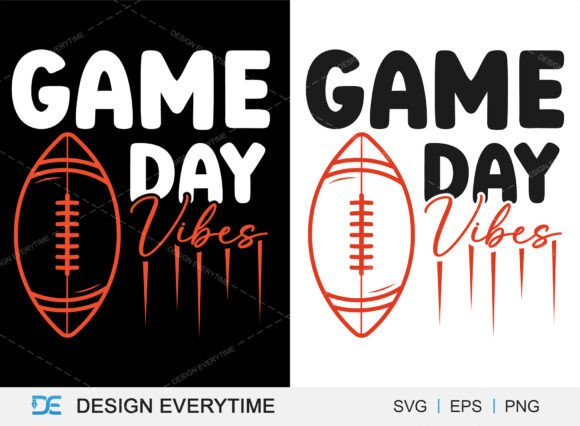 Game Day Vibes Typography: A Bold Sports Graphics Asset