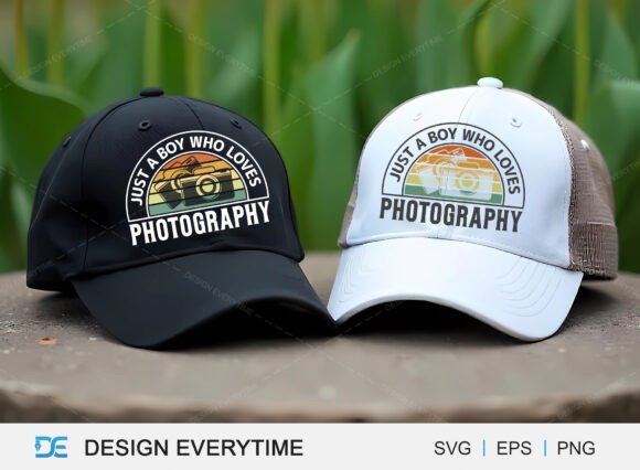 Just a Boy Who Loves Photography: A Flexible Graphics Asset for T-Shirt Designs