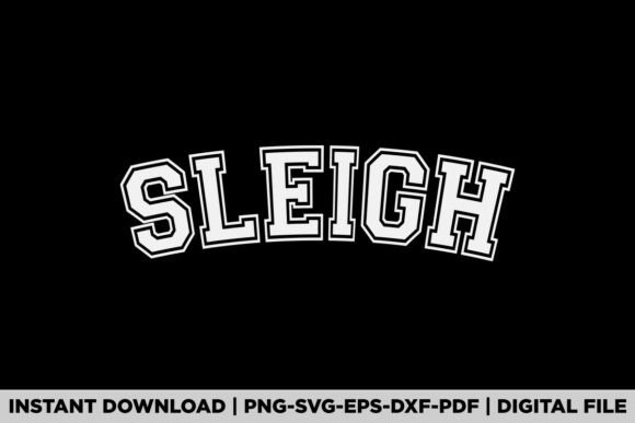 Sleigh Christmas Graphics: A Designer's Review for T-Shirt & Branding Projects