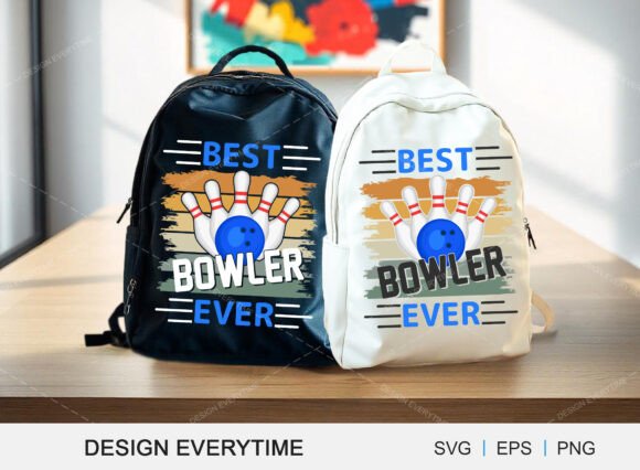 This Premium Bowling Typography Design for T-Shirt Graphics